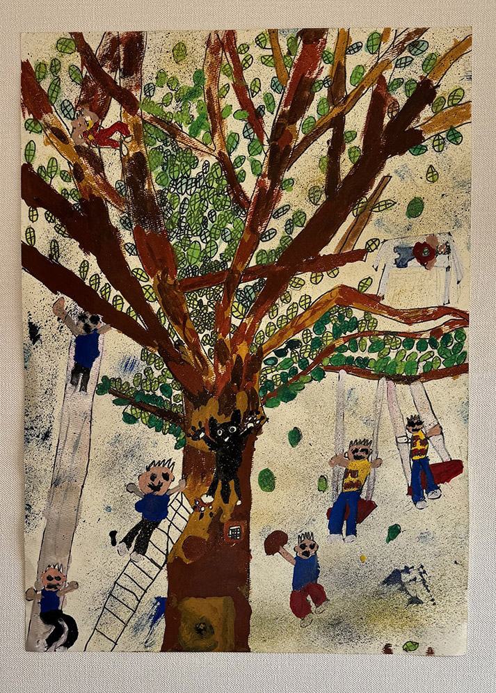 絵画のスキャン・データ化 Left